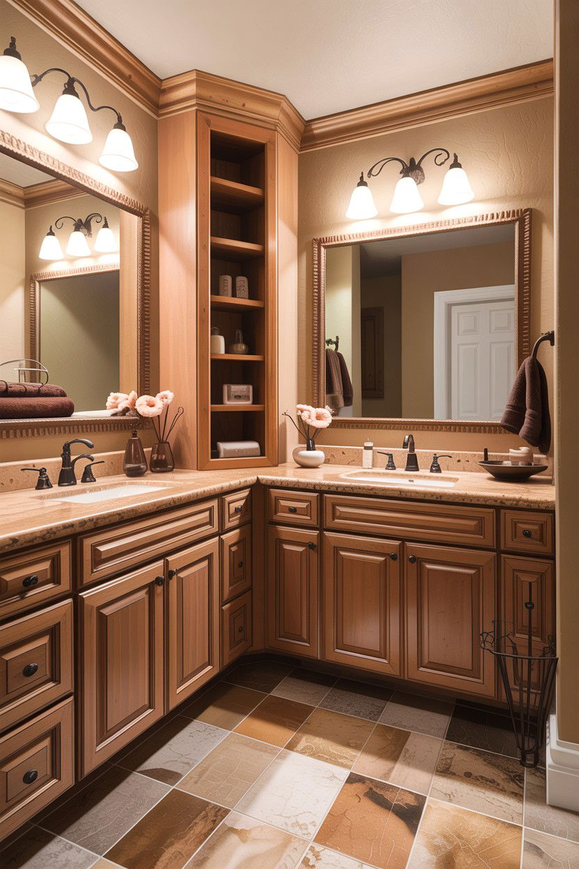 Tan and mocha bathroom - 30 tan bathroom color schemes