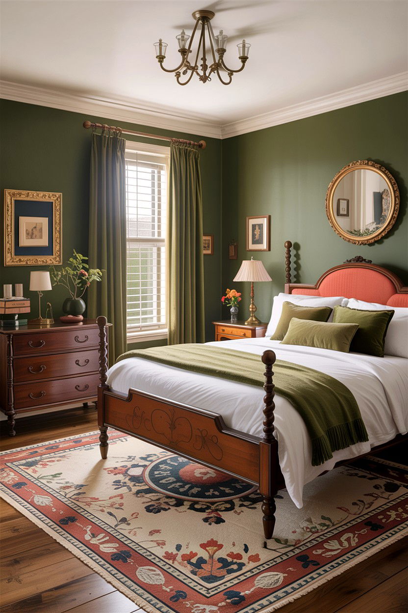Tan and olive green bedroom - 30 tan bedroom color schemes