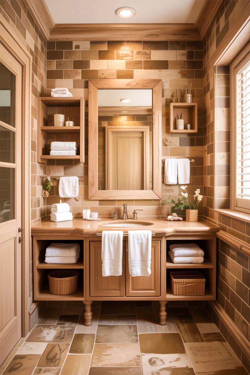 Tan and sand bathroom - 30 tan bathroom color schemes