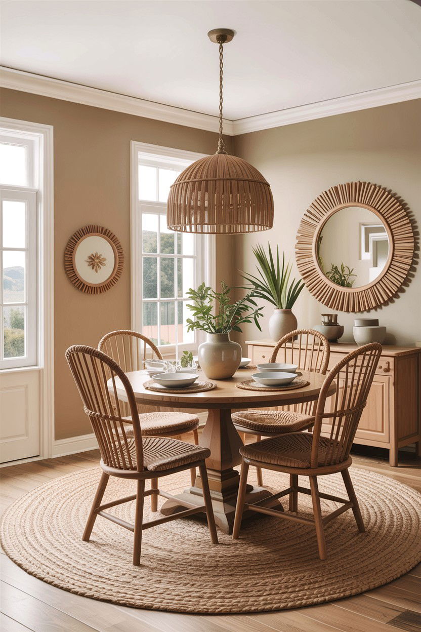 Tan and sand dining room - 30 tan dining room color schemes