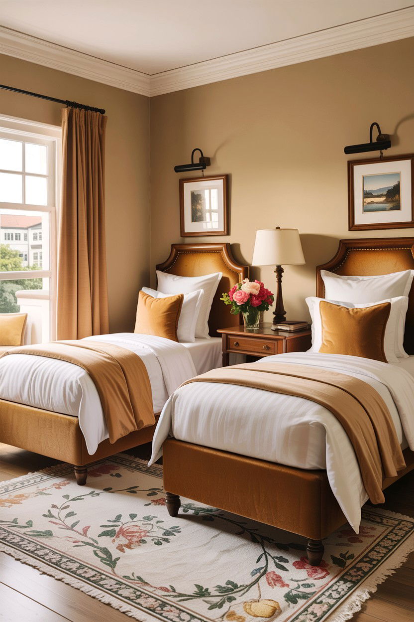 Tan guest bedroom - 30 warm tan bedroom ideas