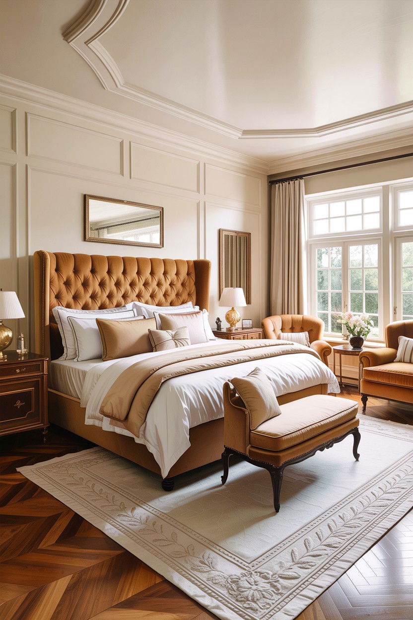 Tan master bedroom - 30 warm tan bedroom ideas