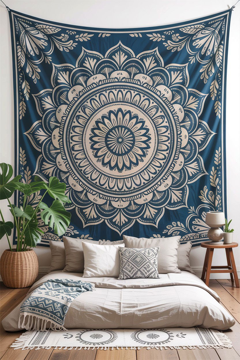 Tapestry - 30 bedroom wall ideas