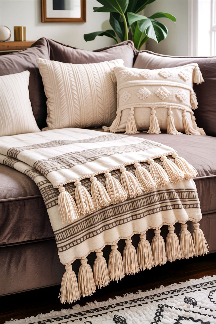 Tassel Fleece Blanket - 30 bedroom fleece blankets