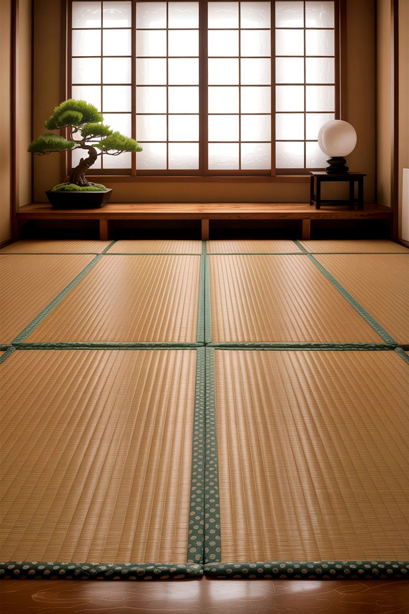 Tatami Floor Mat - 30 living room Japanese furniture ideas