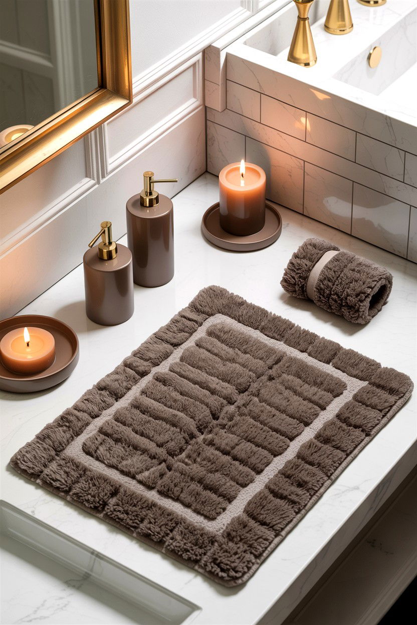 Taupe Bathroom Accents - 30 taupe and white bathroom ideas