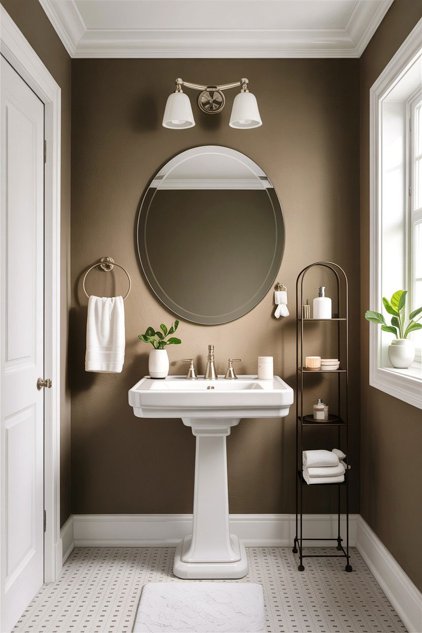 Taupe Bathroom Walls - 30 taupe and white bathroom ideas