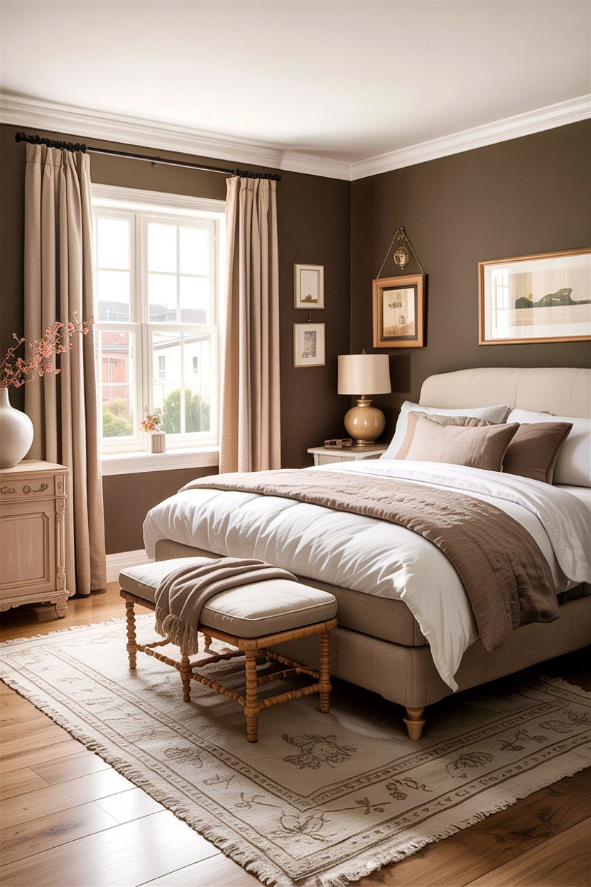 Taupe and Beige Bedroom - 30 taupe bedroom color schemes