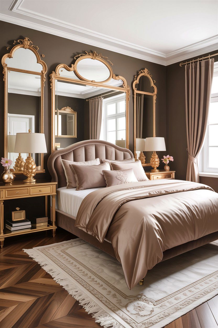 Taupe and Gold Bedroom - 30 taupe bedroom color schemes
