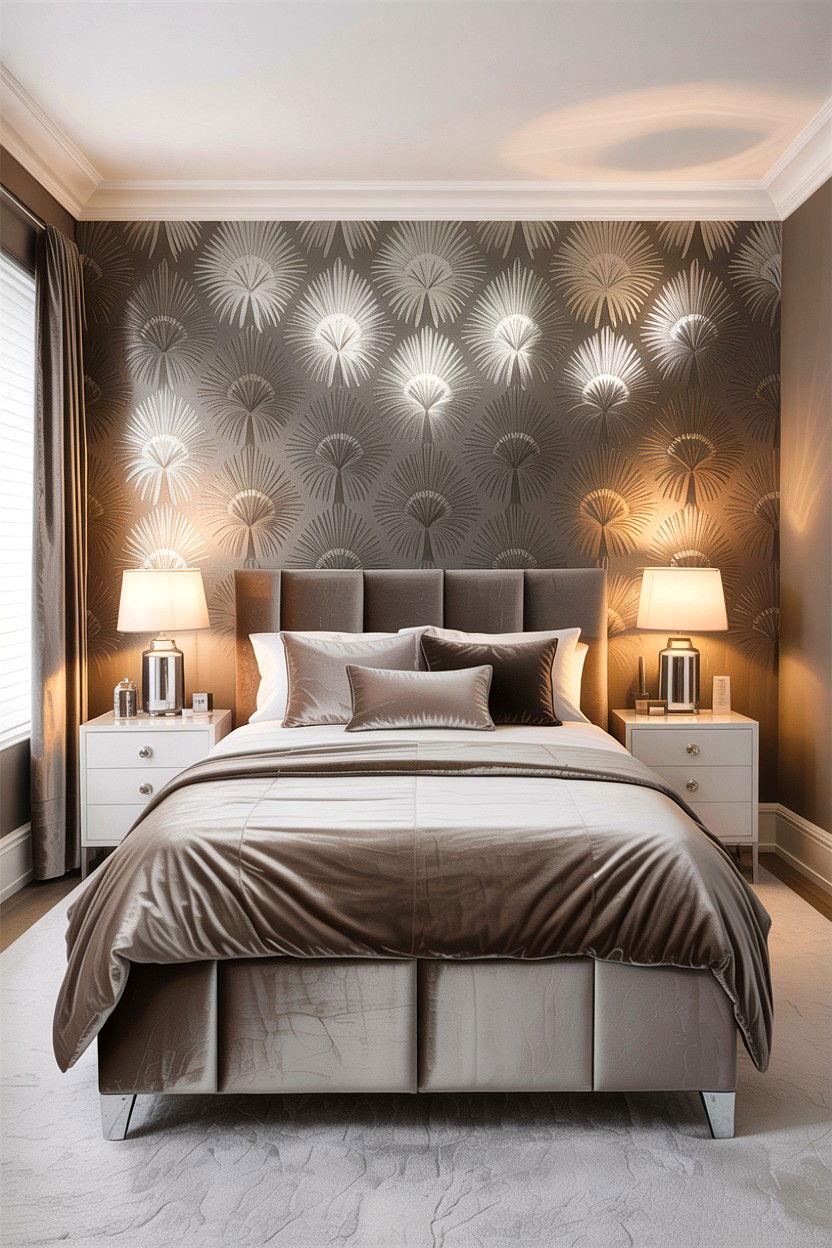 Taupe and Silver Bedroom - 30 taupe bedroom color schemes