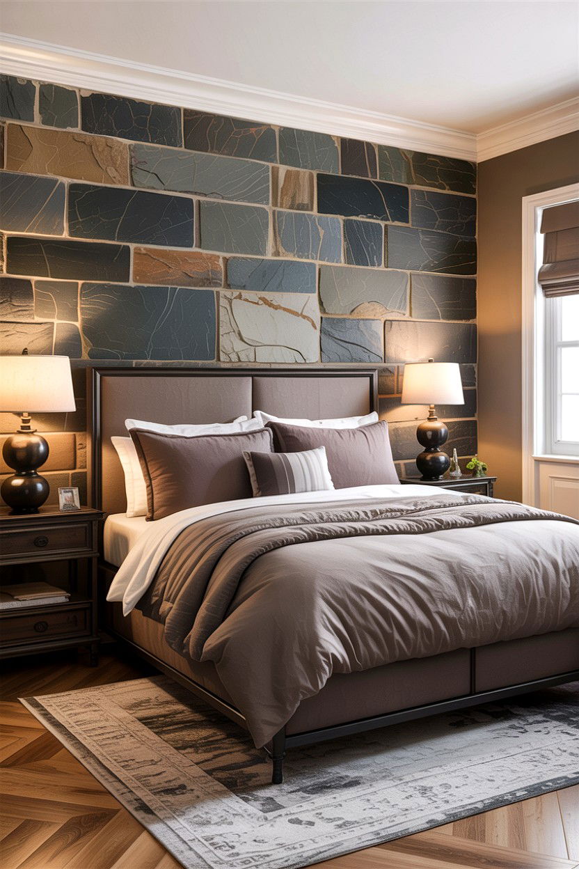Taupe and Slate Bedroom - 30 taupe bedroom color schemes