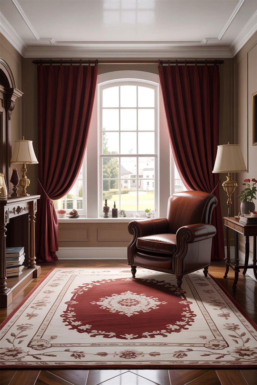 Taupe and burgundy living room - 30 taupe living room color schemes