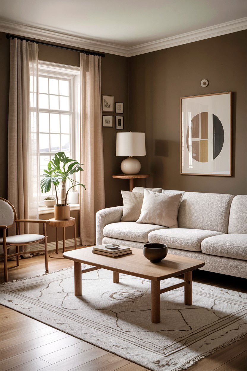 Taupe and cream living room - 30 taupe living room color schemes