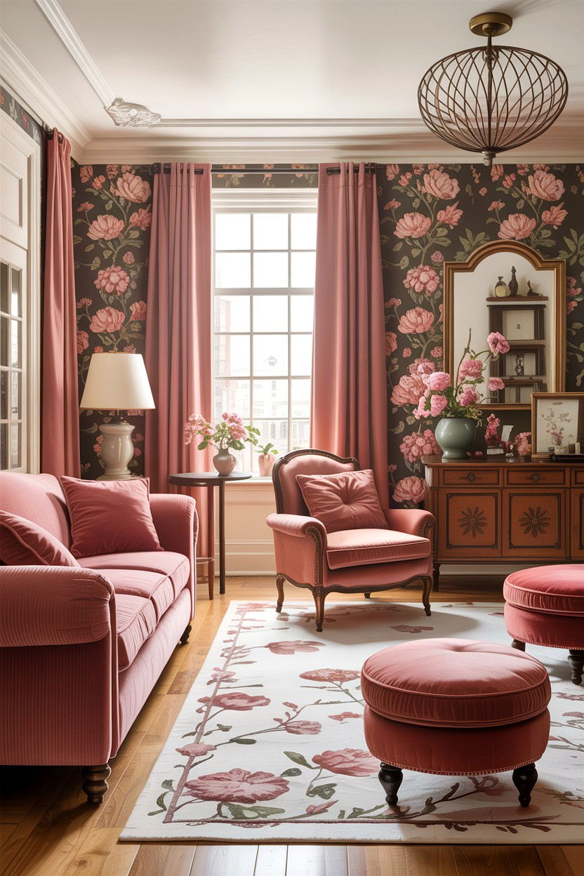 Taupe and dusty rose living room - 30 taupe living room color schemes