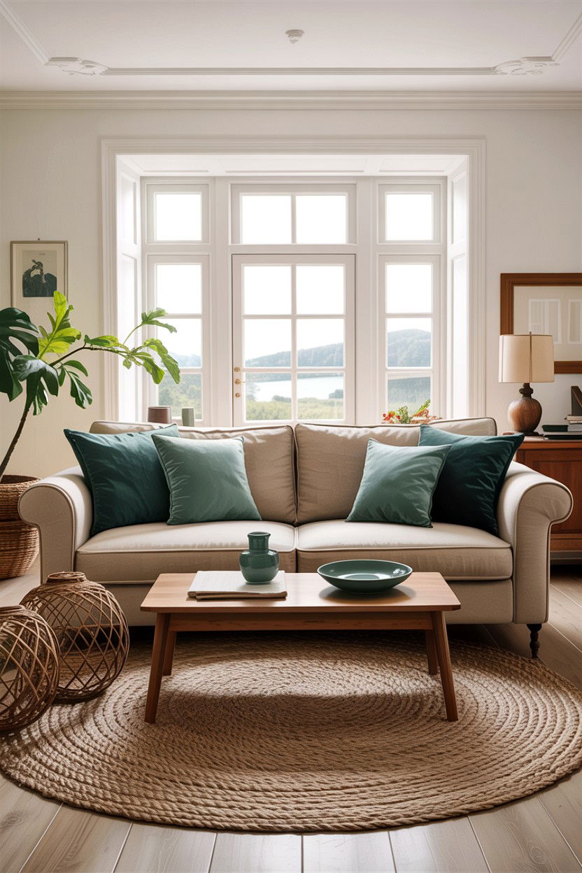 Teal And Beige Living Room - 30 scandinavian teal living room ideas