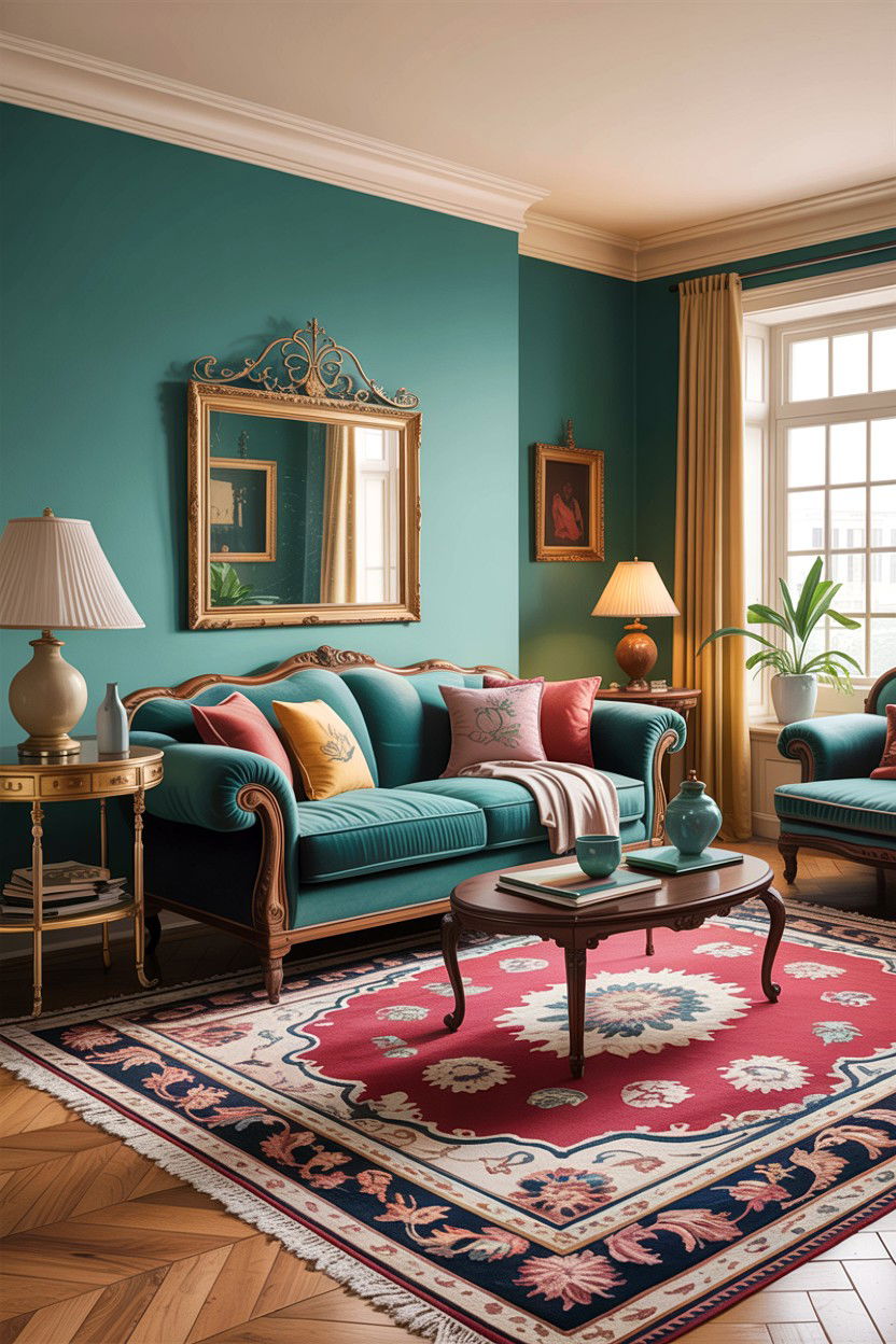 Teal And Cream Living Room - 30 teal living room decor ideas