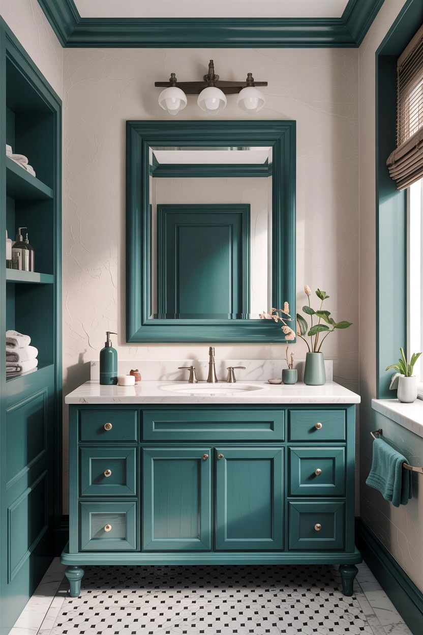 30 Teal Bathroom Design Ideas for a Bold Modern Look