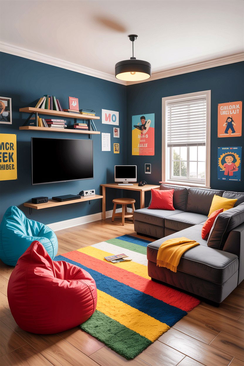 Teen Hangout Room - 30 bedroom conversion ideas