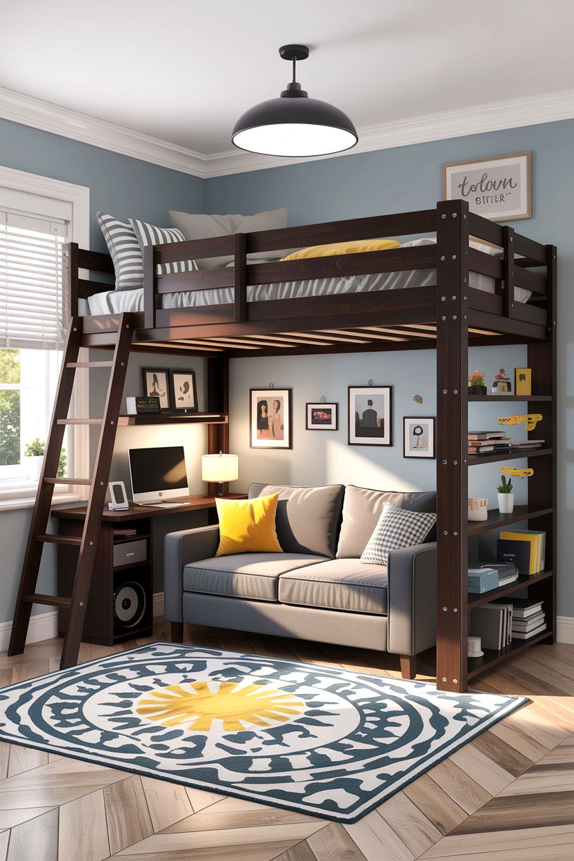 Teen Loft Bed - 30 bedroom built-in beds