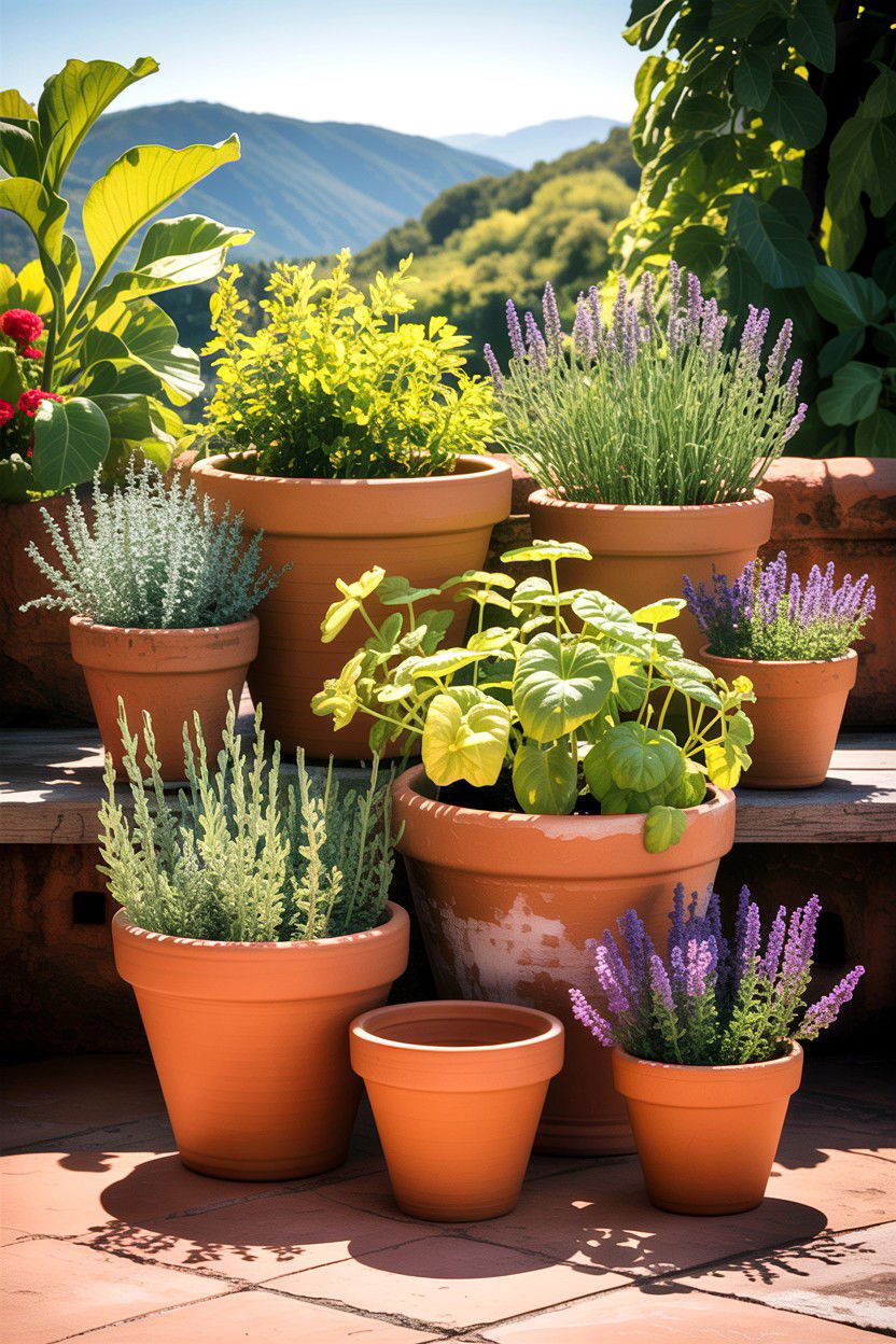 Terra Cotta Pot - 30 living room decorative objects