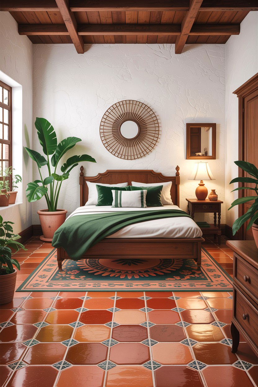 Terracotta Floor Tiles Bedroom - 30 Balinese bedroom ideas
