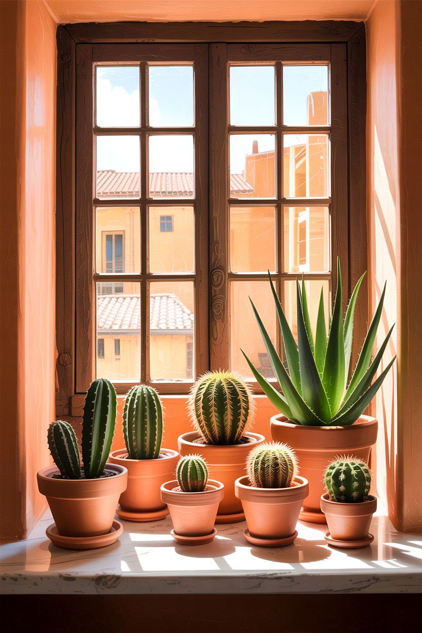 Terracotta pots for bedroom - 30 bedroom planters
