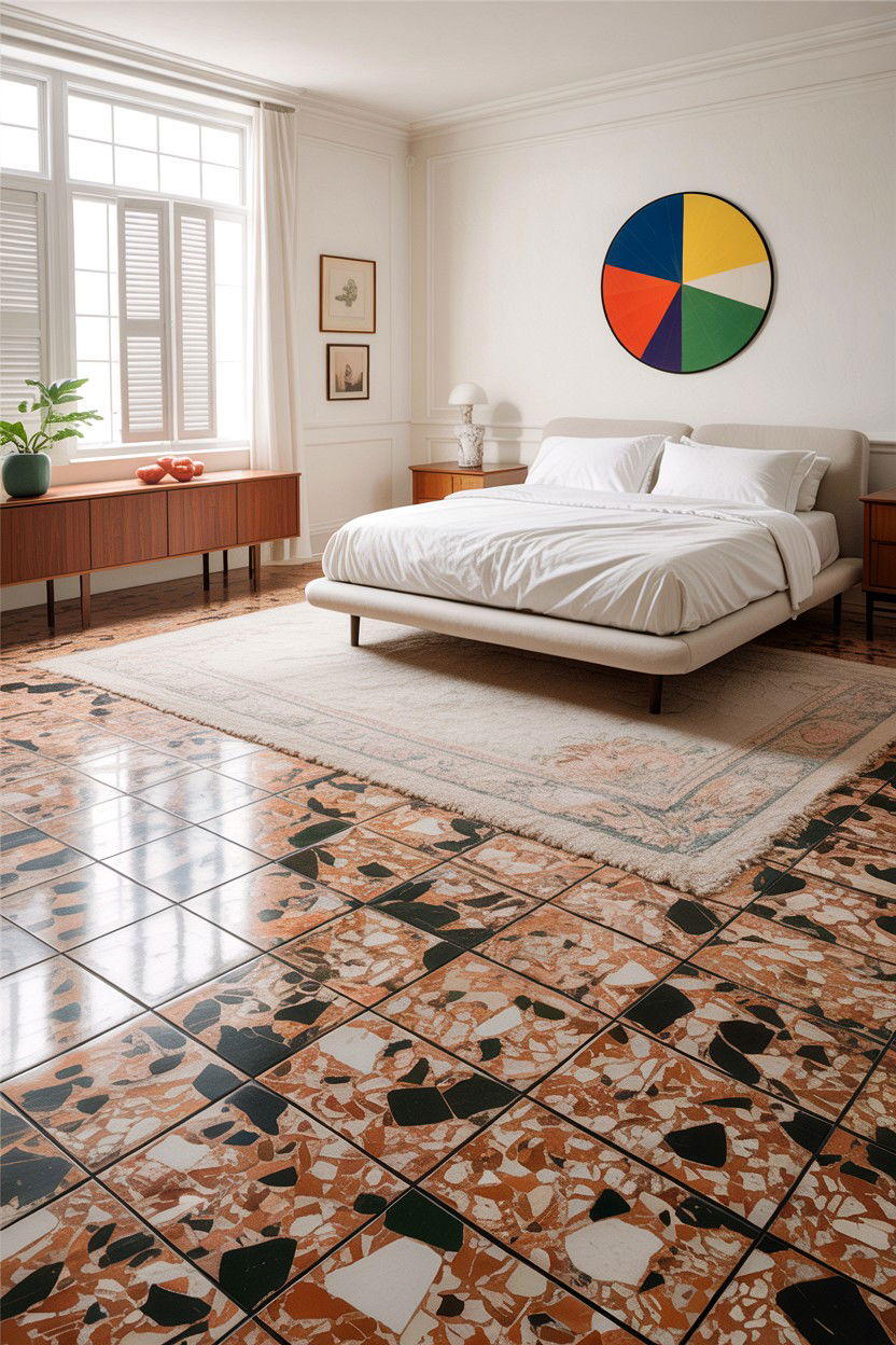 Terrazzo Floor Bedroom - 30 architect bedroom ideas