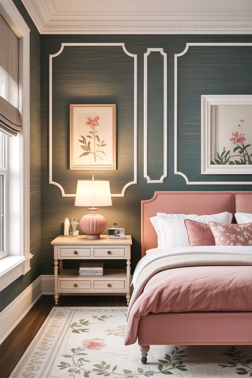 Textured Wall Bedroom - 30 feminine bedroom ideas