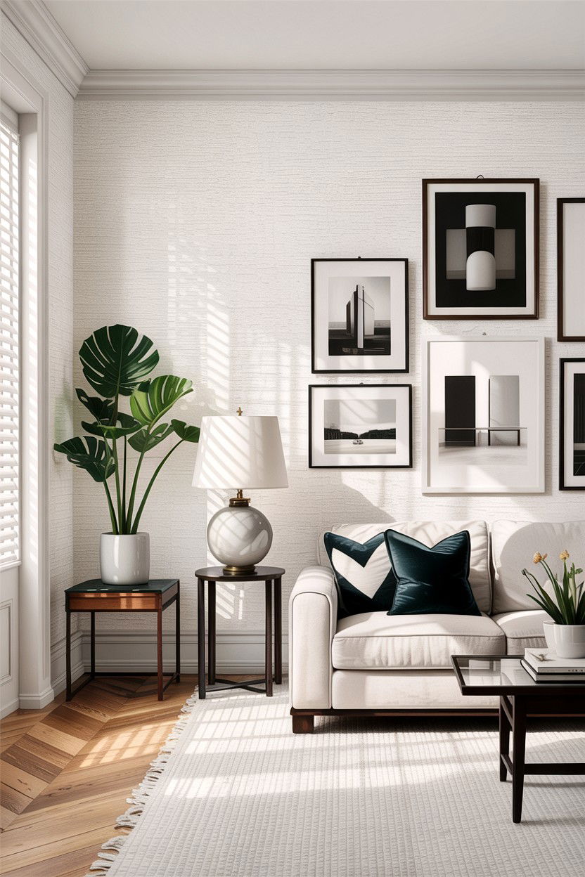 Textured white grasscloth wallpaper - 30 living room grasscloth wallpapers