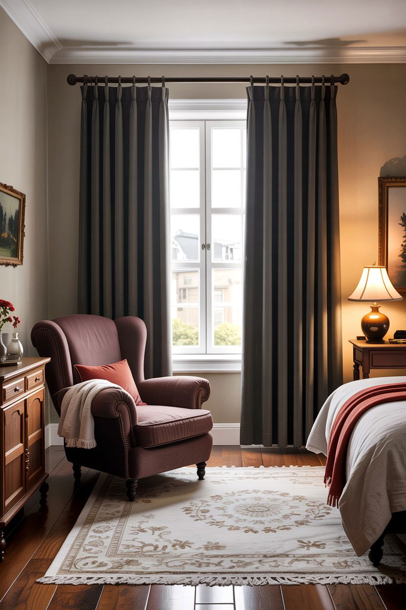 Thermal Curtains - 30 bedroom temperature control ideas