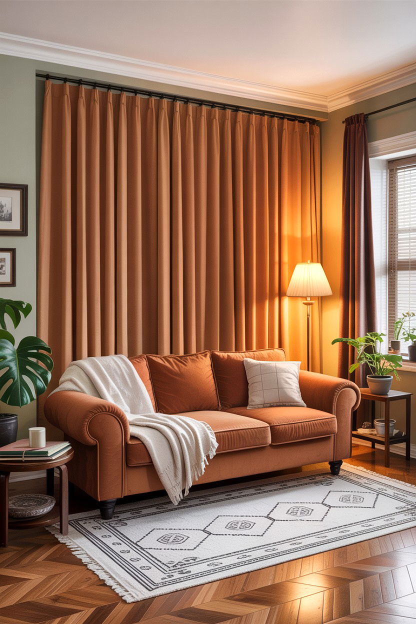 Thermal insulated room divider curtain - 30 living room curtain dividers