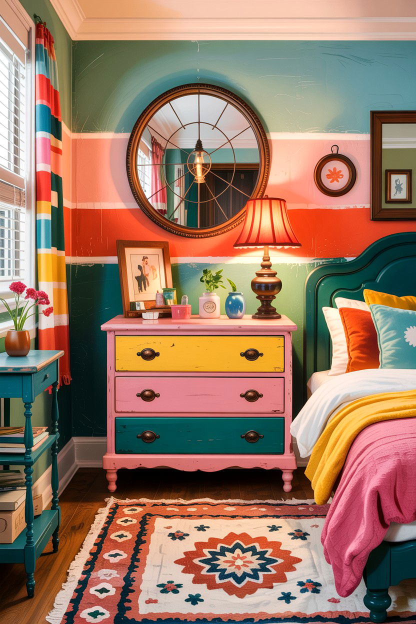 Thrifted Bedroom - 30 eclectic bedroom ideas