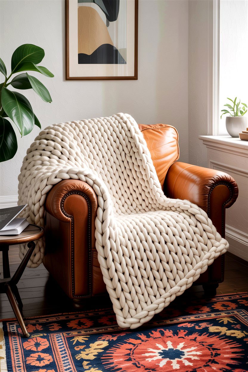 Throw Blanket - 30 living room decorative objects