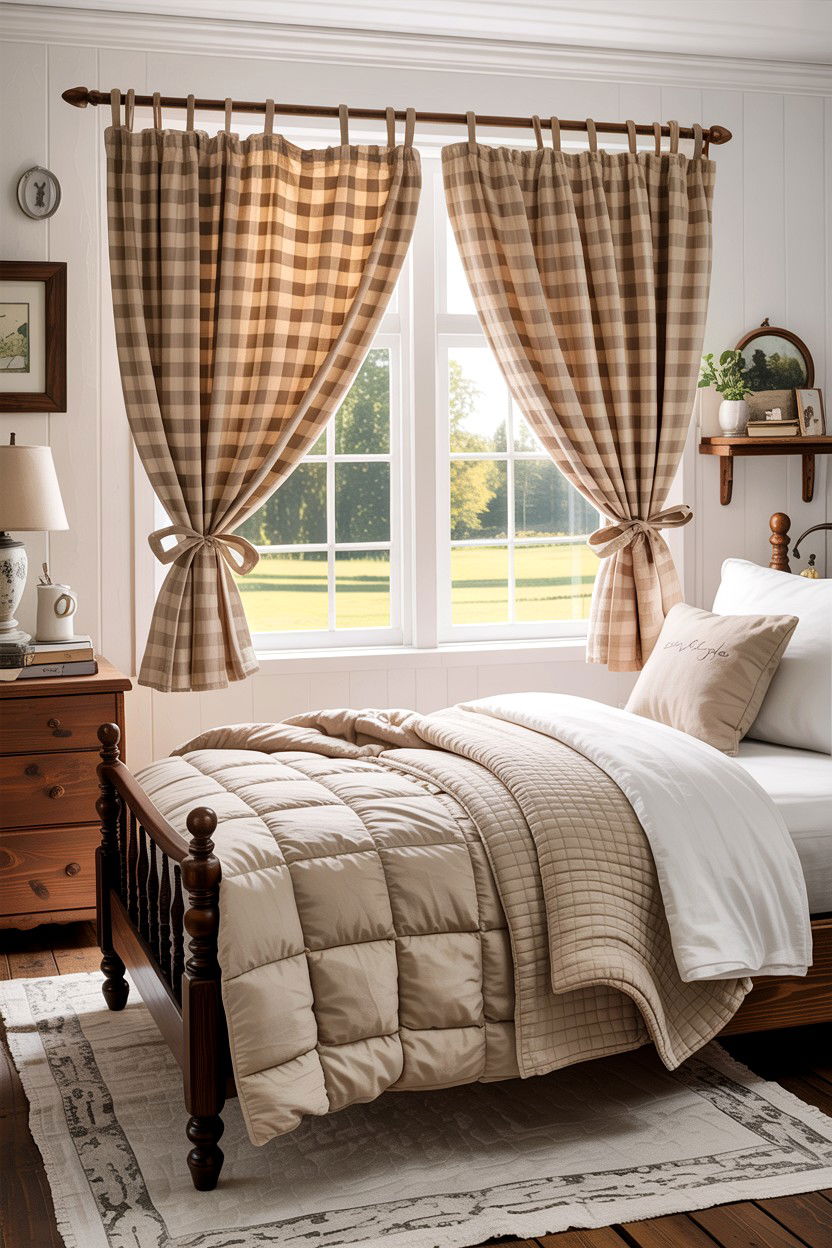 30 Elegant Bedroom Window Valances for a Finished Look