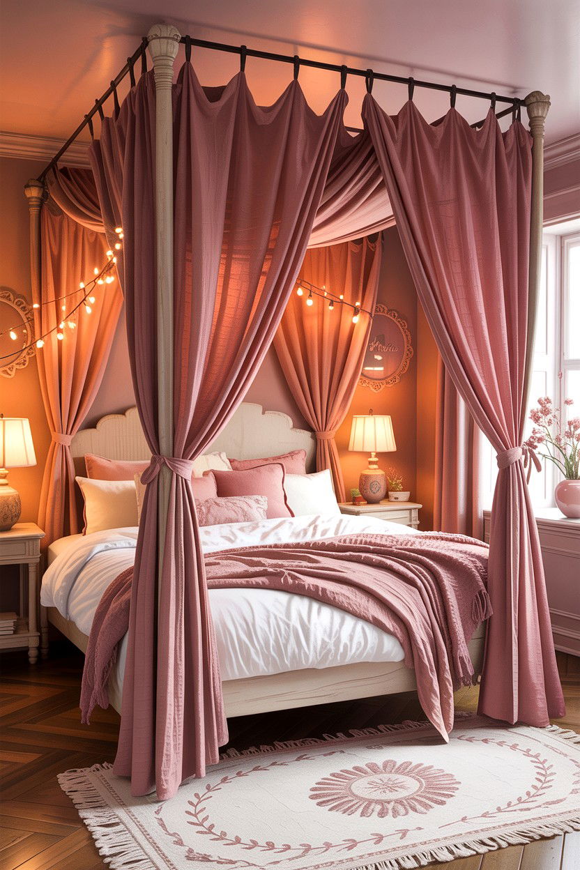 Tie top curtains - 30 bedroom window treatments