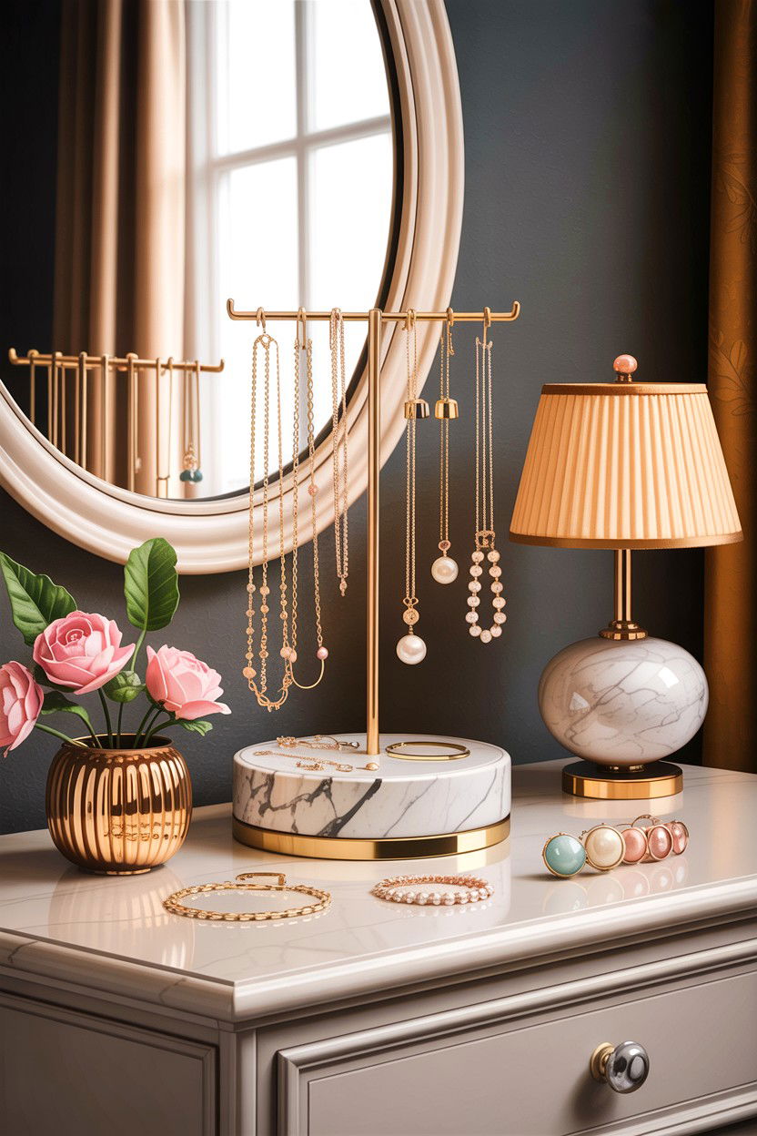 Tiered Jewelry Stand - 30 bedroom storage containers