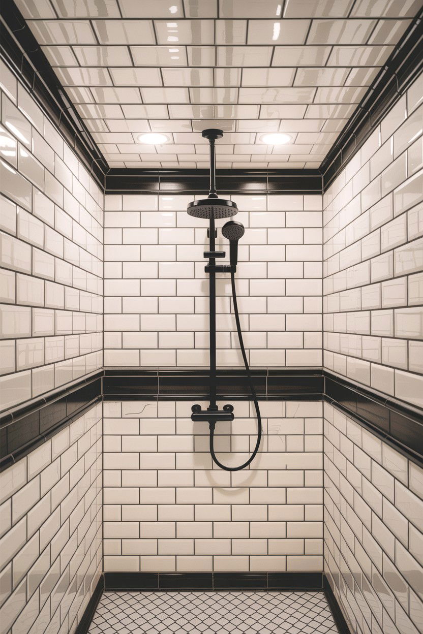 Tiled Bathroom Ceiling - 30 bathroom ceiling statement ideas