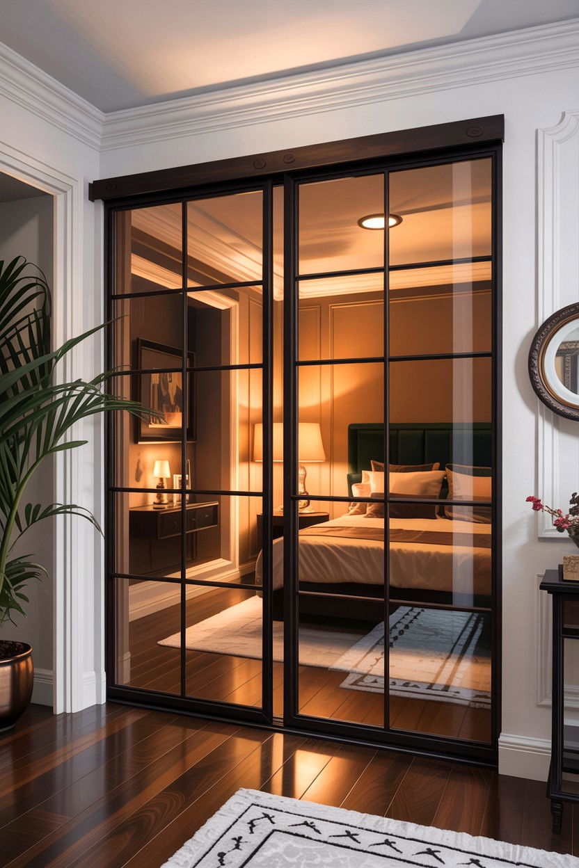 Tinted Glass Sliding Door - 30 bedroom sliding doors