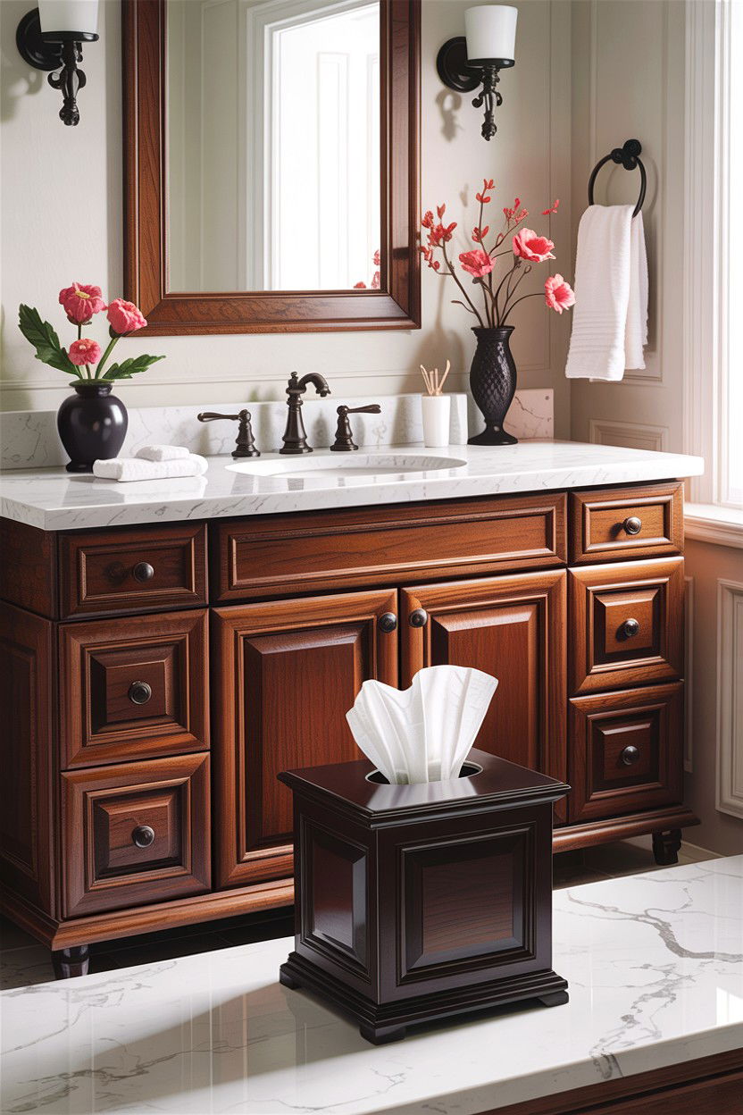 Tissue Box Cover - 30 bathroom accessories ideas