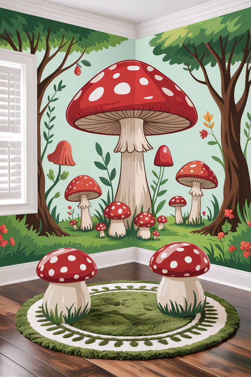 Toadstool Decor Bedroom - 30 fairy tale bedroom ideas