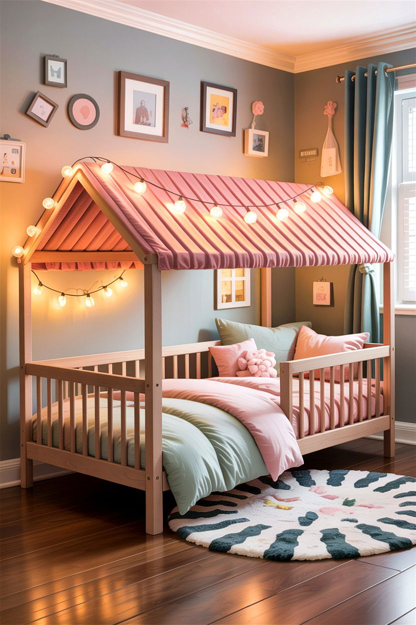 Toddler House Bed - 30 bedroom built-in beds