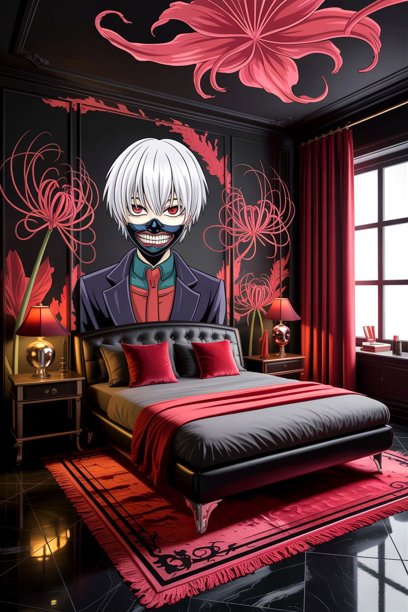 Tokyo Ghoul dark room - 30 anime bedroom ideas