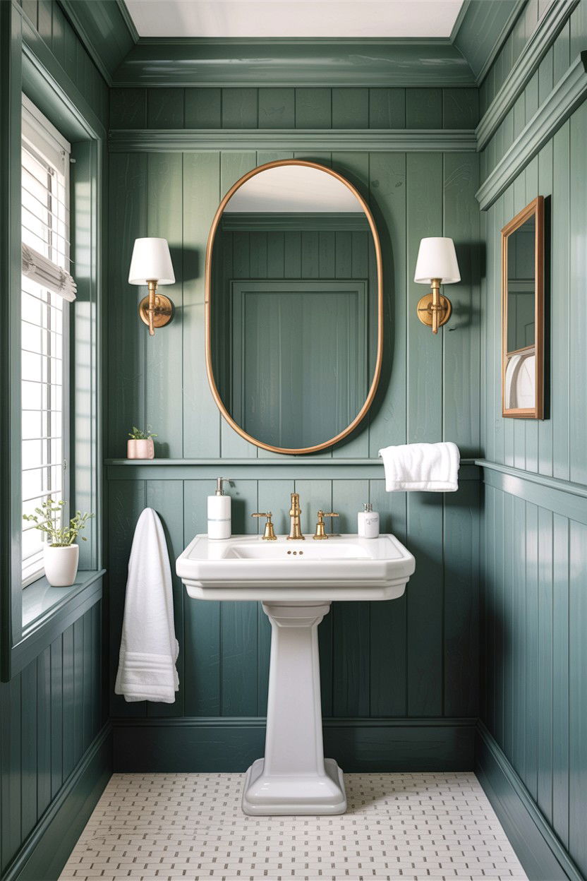 Tongue And Groove Paneling - 30 bathroom architectural detail ideas