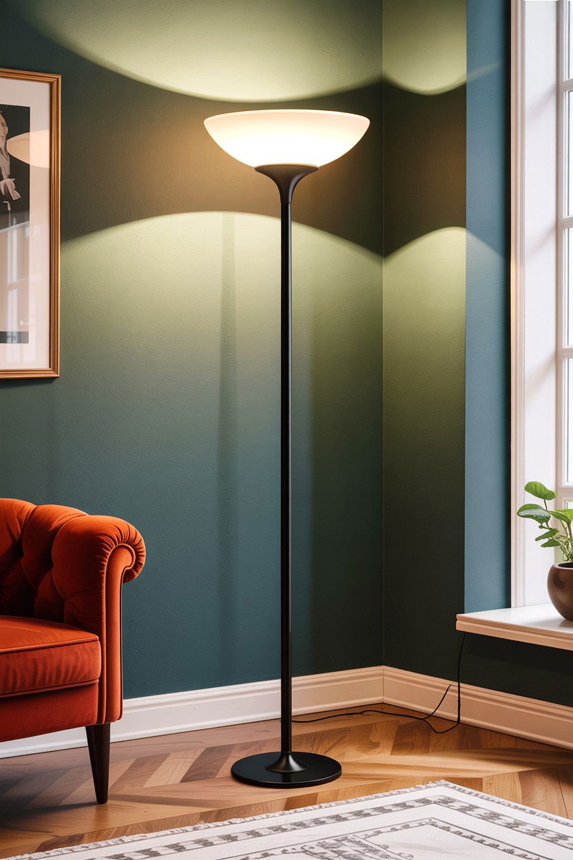 Torchiere Floor Lamp - 30 bedroom floor lamps