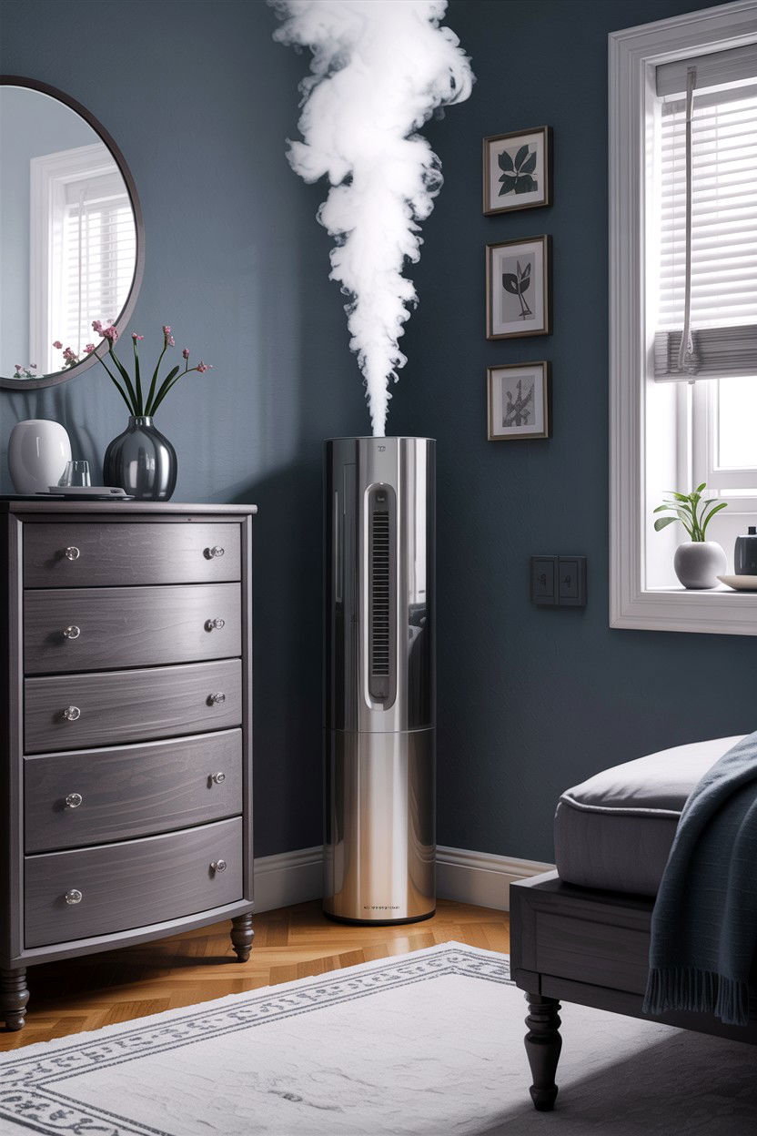 Tower Humidifier - 30 bedroom humidifiers
