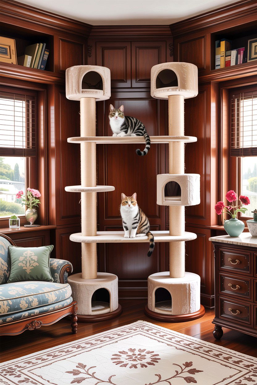 Traditional Cat Room - 30 cat bedroom ideas