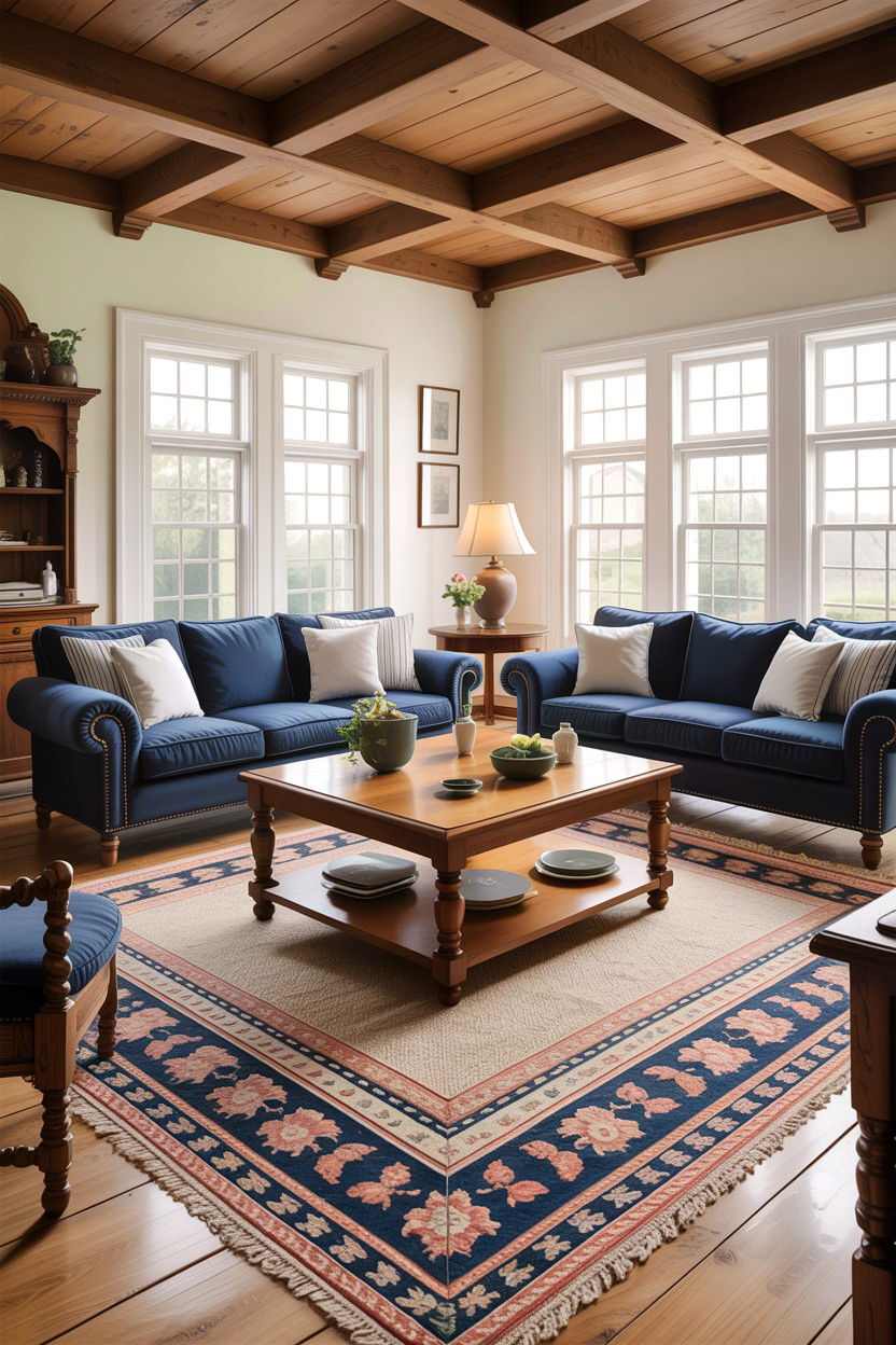 Traditional Country Living Room - 30 country house living room ideas