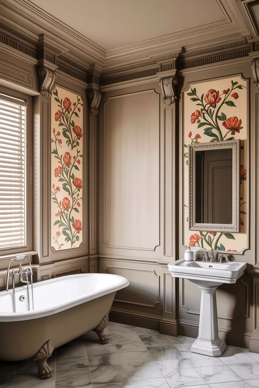 30 Bathroom Crown Molding Ideas for Elegant Finishes