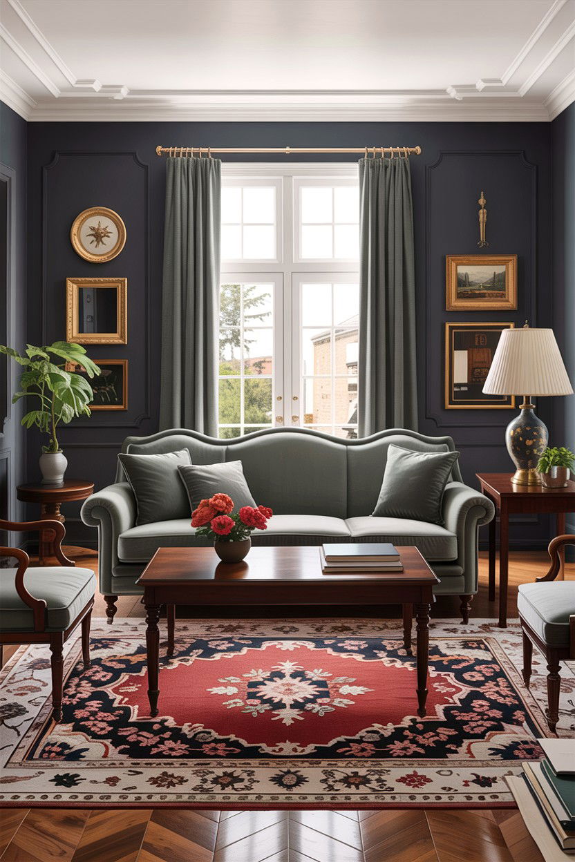 Traditional Gray Living Room - 30 living room gray furniture ideas