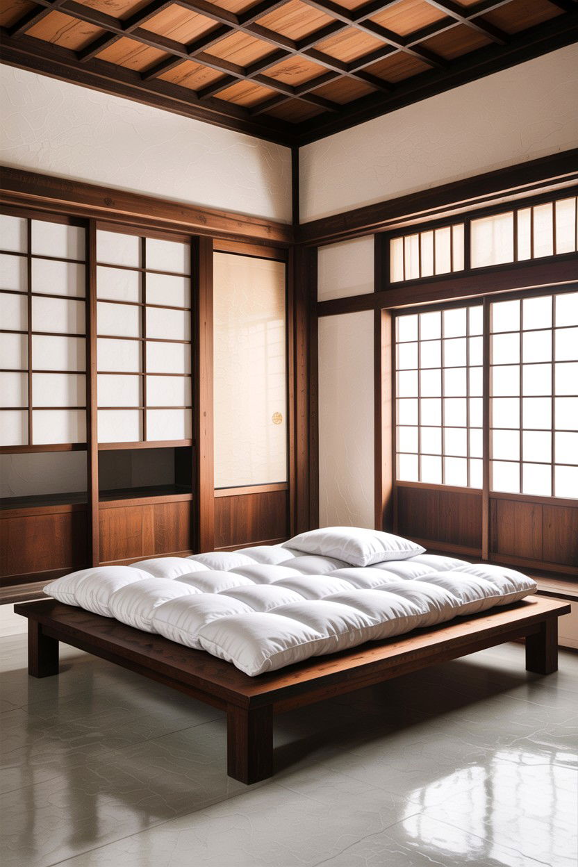 Traditional Shikibuton - 30 bedroom futon ideas